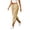 445#Yellow, variant on Linen Capri Pants for Women Cropped Pant Summer Dressy Casual Elastic Waist Beach Trousers 2026 Khaki L