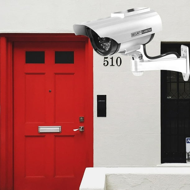 YZ3302 Antitheft Camera Flashing Red LED Light Video Solar Powered