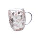 thumbnail image 2 of Taza de vidrio de doble pared BLESIY 300 ml tazas de té resistentes al calor Estilo B Taza de café, 2 of 8