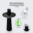 thumbnail image 3 of Clearance!Rechargeable Bedside Table Lamp-USB Touch Control Night Light,3 Color Modes & 10 Brightness Levels,Portable Cordless LED Lamp for Bedroom,Dorm,Nursery, 3 of 6