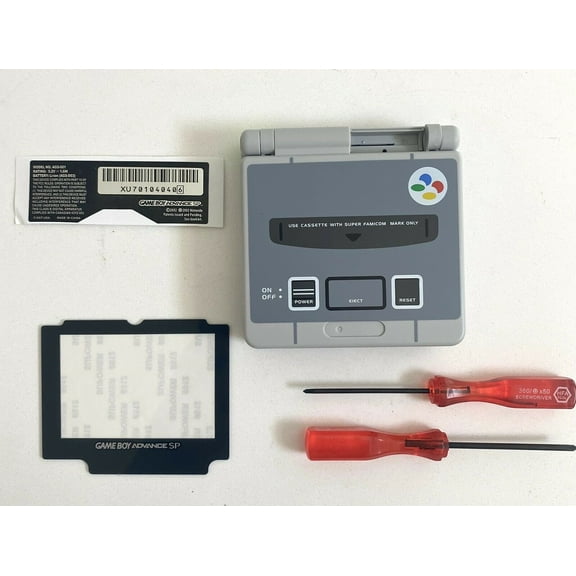 Replacement Housing for Nintendo GBA Game Boy Advance SP Shell Gray Famicom