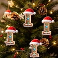 thumbnail image 6 of Christmas Letter I Ornament, Acrylic Alphabet Hanging Pendant for Xmas Tree Decor, Personalized DIY Initial Christmas Ornament for Holiday Gift, 6 of 7