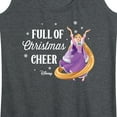thumbnail image 3 of Disney - Full Of Christmas Cheer Rapunzel - Women's Racerback Tank Top, 3 of 5