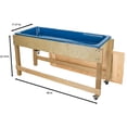 thumbnail image 5 of Sand and Water Activity Table with Drain Faucet, Storage Lid & Locking Casters, Birch Plywood Indoor Sensory Table, 5 of 10