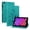 Green, variant on Decase for iPad Mini 7 A17 Pro Case, iPad Mini 7th/6th Generation Case (2024/2021) Case 8.3 Inch, Embossed Lilies Cover with Card Holder, Stand Protective Cover with Multiple Viewing Angles,Purple