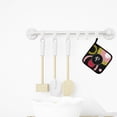 thumbnail image 3 of Caroline's Treasures AM1001-PPTHD Letter P Monogram - Retro in Black Pair of Pot Holders , 7.5HX7.5W, multicolor, 3 of 3