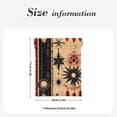thumbnail image 3 of Leather Change Purse 4.3×3.9in Small Storage Bag Automatic Closure Anti-Stain Easy To Clean, Small And Convenient Bohemian Stars, 3 of 8