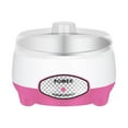 thumbnail image 1 of Pequeña máquina de yogur, Mini máquina automática de yogur, regalos para hombres y mujeres, ahorro de energía, herramientas de yogur DIY para el hogar Forro de acero rosa., 1 of 8
