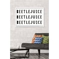 thumbnail image 2 of Beetlejuice - Phrase Wall Poster, 22.375" x 34", Framed, 2 of 3