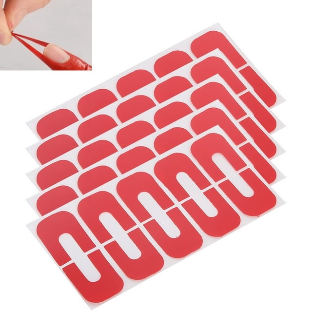 50 Pegatinas Suaves, Impermeables, Desechables A Prueba De Derrames, Protector De Esmalte De Uñas, Uso Doméstico, Salones De Uñas Con Estampado En Caliente Para Esmalte De Uñas