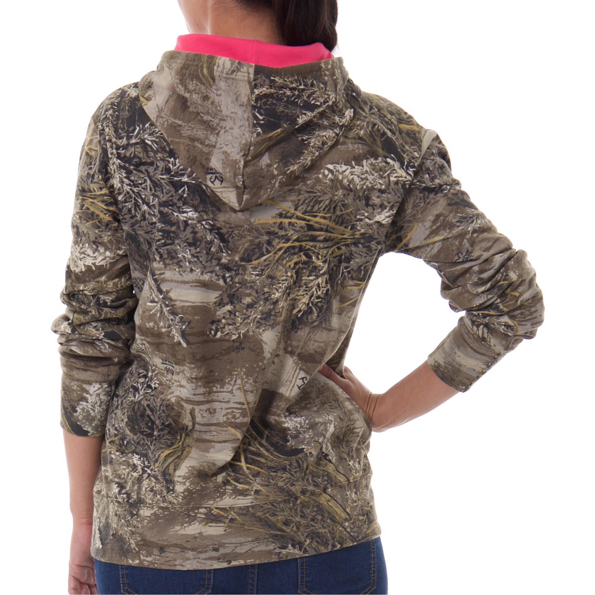 Women's Camo Fleece Pullover Hoodie - image 2 of 2