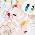 thumbnail image 3 of 10Pcs Felt Ball Car Diffuser Aromatherapy Essential Oil Car Vent Clip Diffuser Felt Wooden Bead Tassels Car Hanging Ornament Clip, 3 of 6