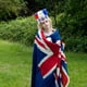 thumbnail image 3 of Union Jack diadema peluda colorida novedad peluca cubierta para la cabeza fiesta de Halloween decoraciones de disfraces, 3 of 7