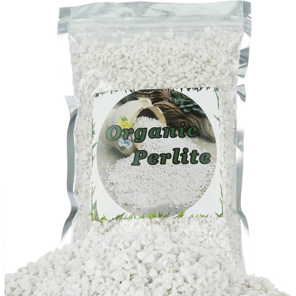 Organic Perlite for Plants, Soil Amendment for Enhanced Drainage and Growth, Ideal for Potting Mixes (10 Quart)