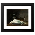 thumbnail image 2 of Denis Pierre Bergeret 14x12 Black Modern Framed Museum Art Print Titled - Still Life with Asparagus, 2 of 5