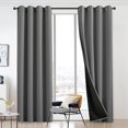 00 Blackout Curtains 185 inches for High Ceiling, Extra Long Thermal