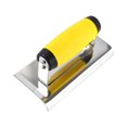 thumbnail image 4 of Paleta de esquina Paleta de yeso de acero al carbono Mango de goma Agarre cómodo Herramienta de construcción resistente para acabado de albañilería de Estilo A shamjiam Paleta de esquina, 4 of 8