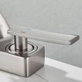 thumbnail image 6 of TVTIUO Brushed Nickel Waterfall Bathroom Sink Faucet Basin Mixer Tap Single Handle, 6 of 8