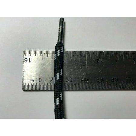black and white boot laces