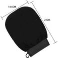 thumbnail image 2 of 4 PCS Exfoliating Gloves, Exfoliation Scrubbing Mitt Black Deep Body Exfoliating Glove Dead Skin Remover Shower Body Scrub Gloves for Women and Men, Ingrown, 2 of 5