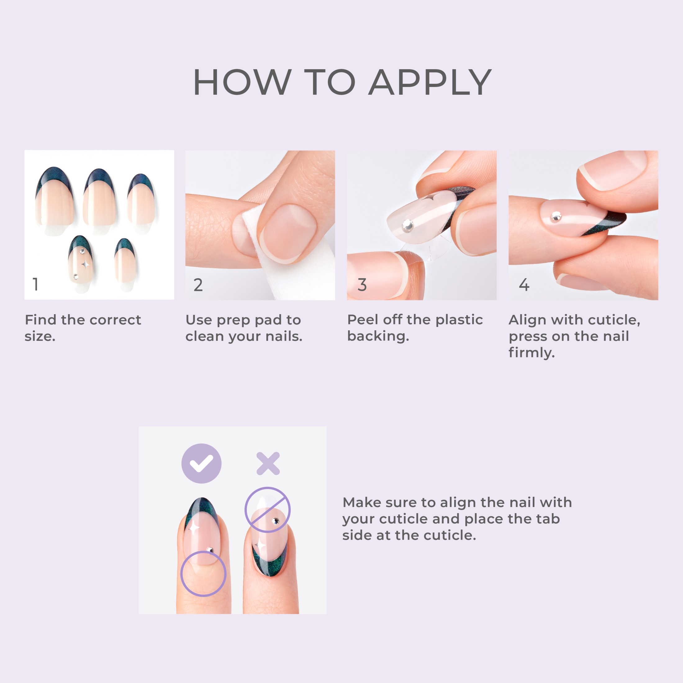 Impress Premium Medium Almond Press-On Nails, Pink photo 7