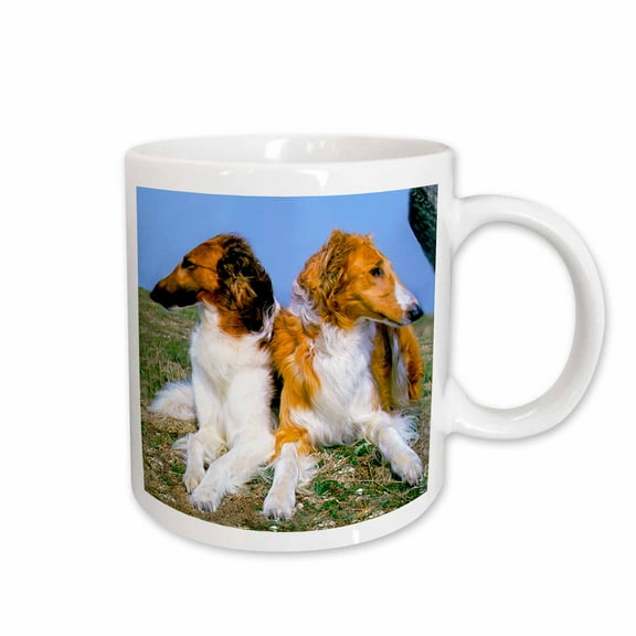 3drose, Borzoi, 11oz Mug