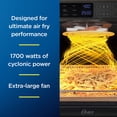 thumbnail image 3 of Oster - Oster Horno de freidora de aire digital 22 litros con RapidCrisp, de acero inoxidable, 12 funciones, 3 of 5