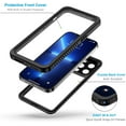 thumbnail image 4 of for iPhone 13 Pro Max Case, IP68 Waterproof Dustproof Shockproof Cases with Screen Protector, Full Body Protective Front and Back Cover for iPhone 13 Pro Max - 6.7 inch (Black), 4 of 8