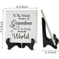 thumbnail image 5 of Gifts For Grandma From Granddaughter Grandson Unique Grandma Birthday Gift Ideas Ceramic Plaque Grandmother Gifts From Grandkids Mothers Day Presents For Grandma Thanksgiving Christmas Gift, 5 of 6