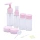 thumbnail image 3 of EeaseMX 1 juego/10 botellas de plástico con pulverizador, recipiente pequeño para crema, loción, líquido y agua, vacías, con bolsa impermeable para el hogar y el exterior (rosa), 3 of 8