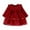 r-645Red238, variant on MEZZALL Dresses Girls Long Sleeve Party Dress Elegant Gown For Autumn Formal Occasions And Special Events Lovely Kids Crew Neck Solid Color Child Sundress