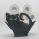 thumbnail image 3 of Lindo Tejido Almacenamiento de Hierro Organizador de Baño de Baño Decoración de Piso de Baño Accesorios de Baño único Forma de Animales Decorativos Pa 36.5x12x24.5cm Macarena Soporte de papel de papel, 3 of 8