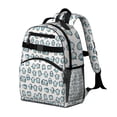 thumbnail image 2 of Snow-Themed Penguin Decorated Backpack - Ergonomic School Bag with Side Pockets & Breathable Back Panel for Teenagers, 2 of 5
