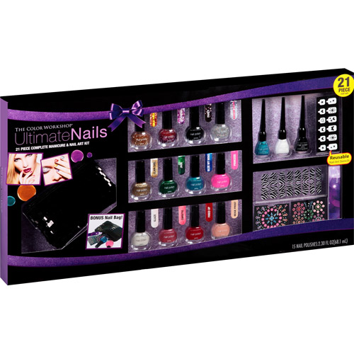The Color Ultimate Nails Complete Manicure & Nail Art Kit, 21