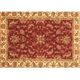 thumbnail image 1 of Ahgly Company Indoor Rectangle Abstract Brown Modern Area Rugs, 7' x 10', 1 of 4
