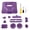 Transparent Purple, variant on M Buder Replacement Shell Case for Nintendo N64 Console Translucent Red Retro Video Game Housing