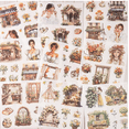 thumbnail image 6 of Fleeting Time Theme Sticker Scrapbooking Supplies for Junk Journal,Stickers Vintage Journaling Stickers, 6 of 8