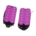 thumbnail image 3 of 2 Pcs Humbucker Pickup Bricolage Matériau Alliage Durable Professionnel Résistant à l'Usure Violet Style A, 3 of 8