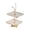 Square, variant on ANXPTIME Sophisticated White Porcelain Dish Dessert Serving Tray Tiered Fruit Platter