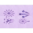 thumbnail image 1 of Ahgly Tapis Rectangulaire Lavable en Machine Intérieur Transitionnel Lilas Violet Vif, 2 Pieds x 5 Pieds, 1 of 7