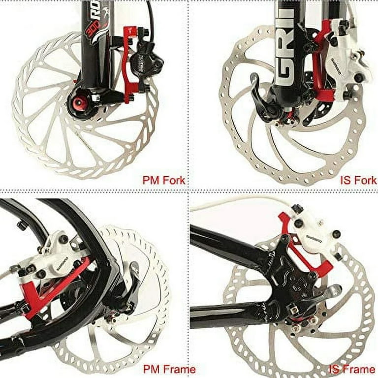 Adaptador De Montaje De Freno De Disco PM/IS MTB, Rotor De 140mm, 160mm, 180mm Y 203mm, Marco De Horquilla De Bicicleta De Montaña, Convertidor De Pinza Trasera Para Shimano - AliExprs