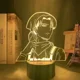 thumbnail image 2 of Lámpara LED de noche de Anime Attack on Titan, figura de Anime 3D, decoración de dormitorio, regalo de cumpleaños para niños, lámpara de Anime EREN, luz cálida, 2 of 4