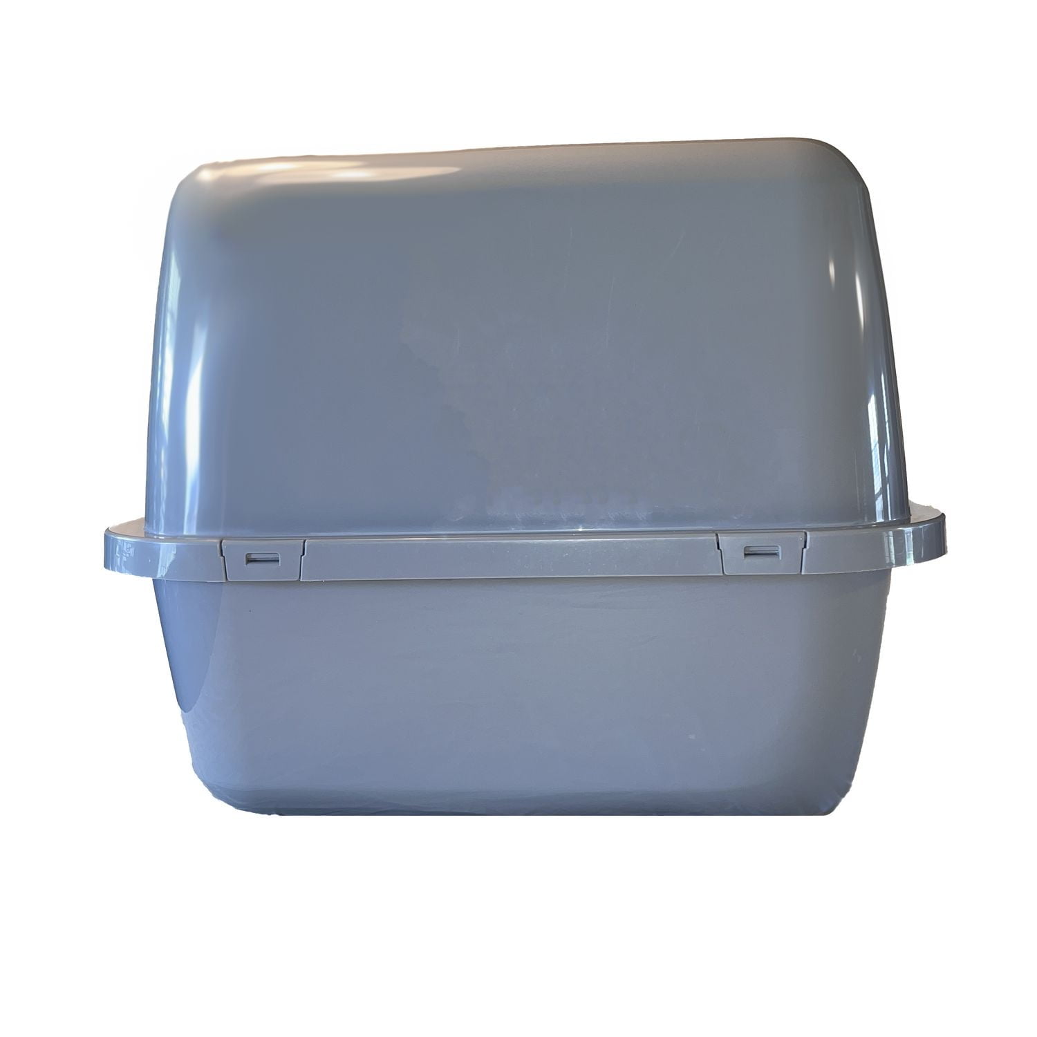 Boîte à litière pour chat fermée Jumbo propre 24 po x 19,5 po x 18,5 po