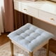 thumbnail image 5 of Cojín de silla, almohadilla de asiento con funda mullida, acolchado suave con respaldo antideslizante, 40 x 40 cm para uso en casa, estudio, comedor, residencia y oficina, 5 of 6