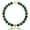 Chunky Necklace-Cube Green, variant on Beaded Gemstone Necklace for Women: Natural Healing Red Creek Jasper Necklaces for Stress Relief - Boho Bead Choker Handmade Jewelry for Summer Beach Gifts