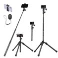 thumbnail image 1 of K&F Concept 67"/170cm Aluminum Selfie Stick Tripod, Extendable Monopod Tripod, Portable Smartphone Mount with Wireless Remote Control for DSLR Camera Cellphone- Black, 1 of 6