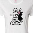 thumbnail image 4 of Inktastic Hunting Girls Hunt Too Only Prettier with Doe and Arrow Women's T-Shirt, 4 of 5