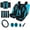 Blue Dragon, variant on chaqlin Hunting Deer Camo Print Car Seat Covers Steering Wheel Cover for Women Universal Fit Armrest Cushion,Seat Belt Covers Cup Holder with Keychain,Auto Interior Protector Set