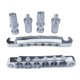 thumbnail image 1 of Worallymy Guitar Tune-O-Matic Bridge & Tailpiece Set Reemplazo de piezas de guitarra para guitarra Les Paul tamaño 10 plateado Worallymy JD735810689, 1 of 7