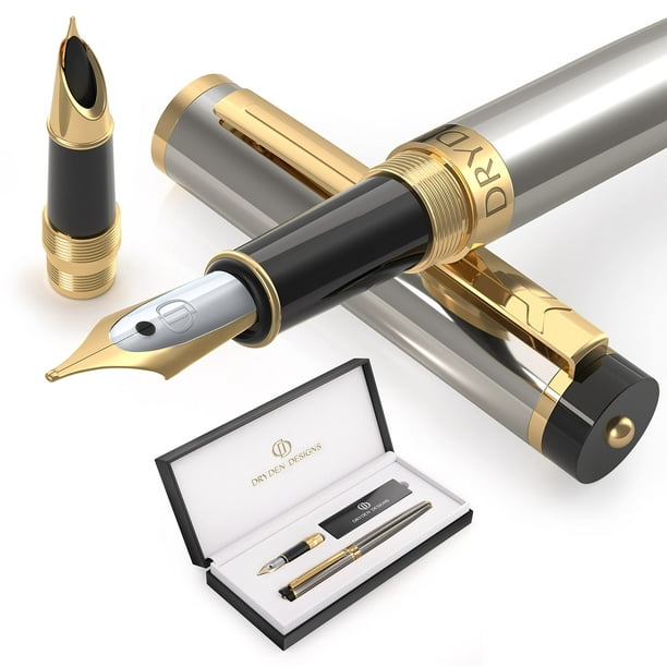 Set de pluma estilográfica Dryden Designs con punta mediana fina con tinta
